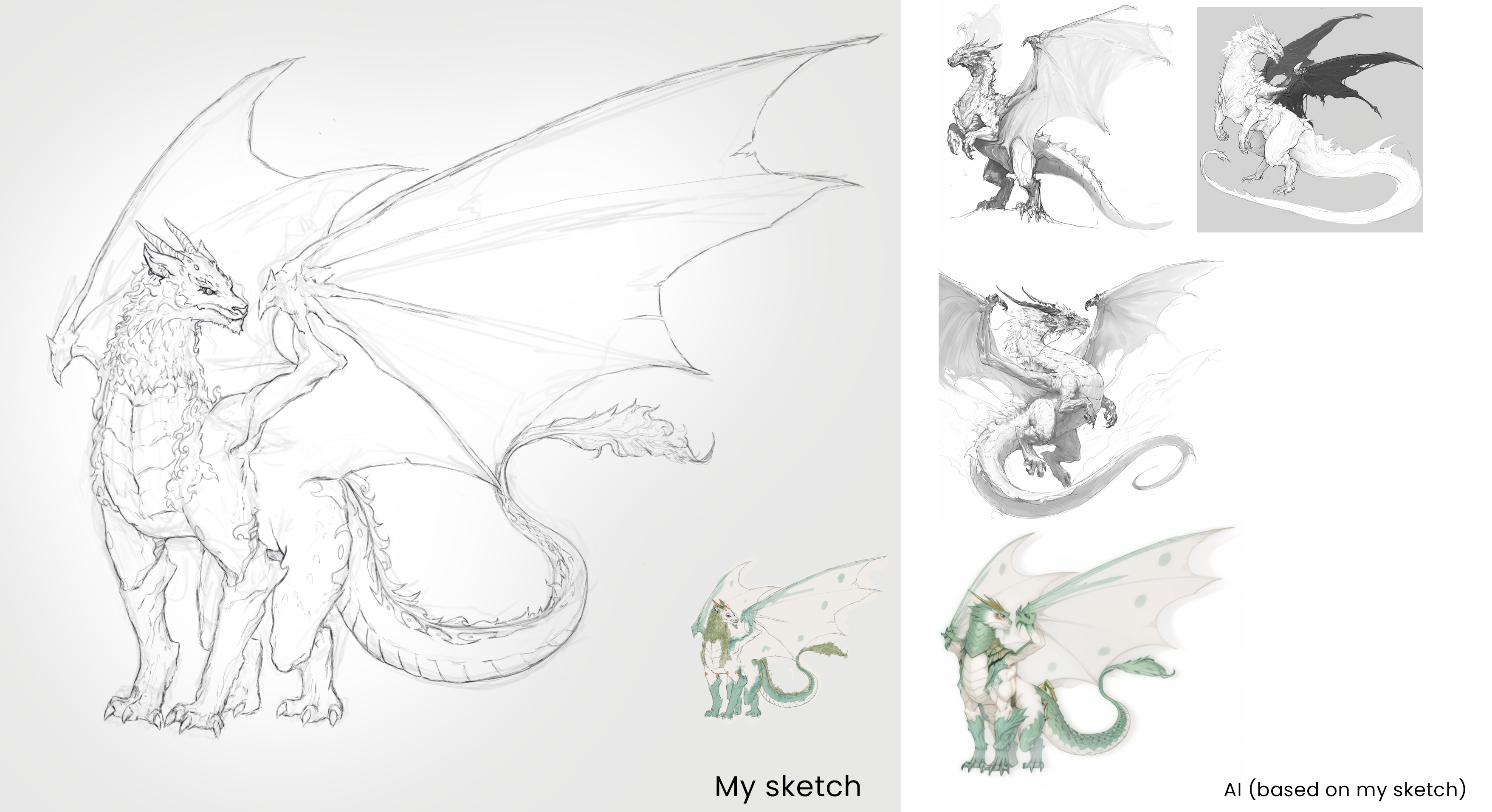 Creature concept art - Dragon