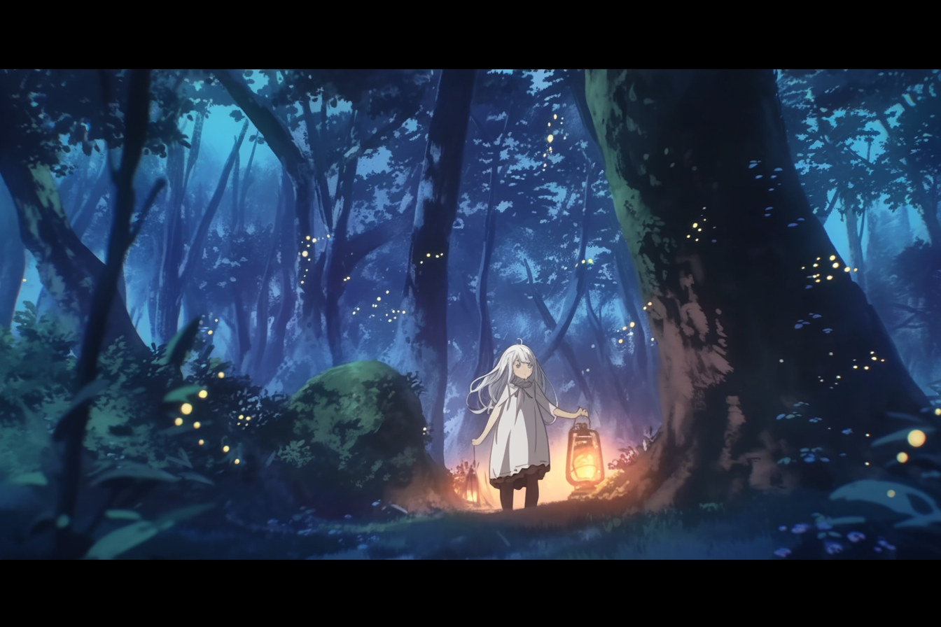 joviri_anime_scene_walking_young_white_hair_girl_in_forest_full_cb27231e-025f-4cb6-b4c0-f24f3e72edd8